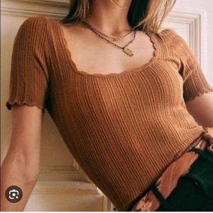 Sezane ANIL Knit top Size Small